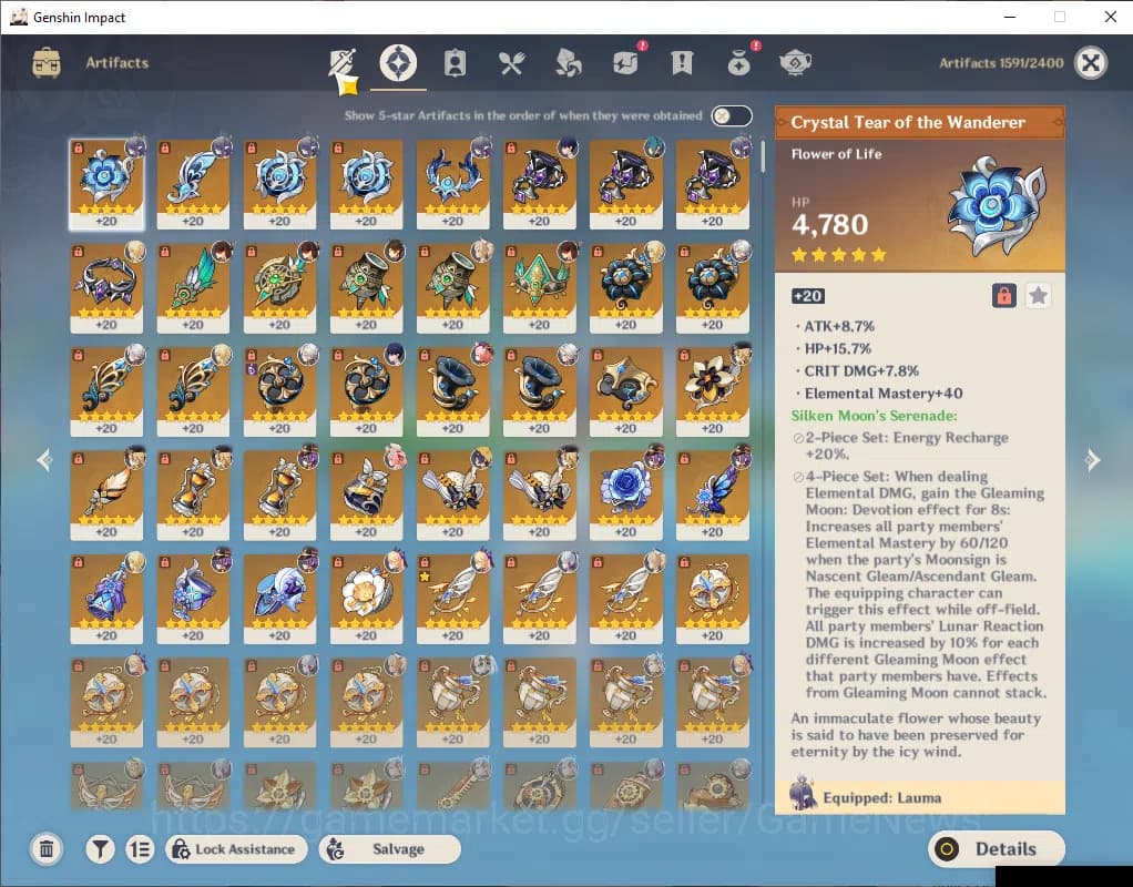 Genshin Impact Accounts ASIA|AR 59|11 Limited+5(*5Weapon)|MHuTao+Sign,Arle image 7