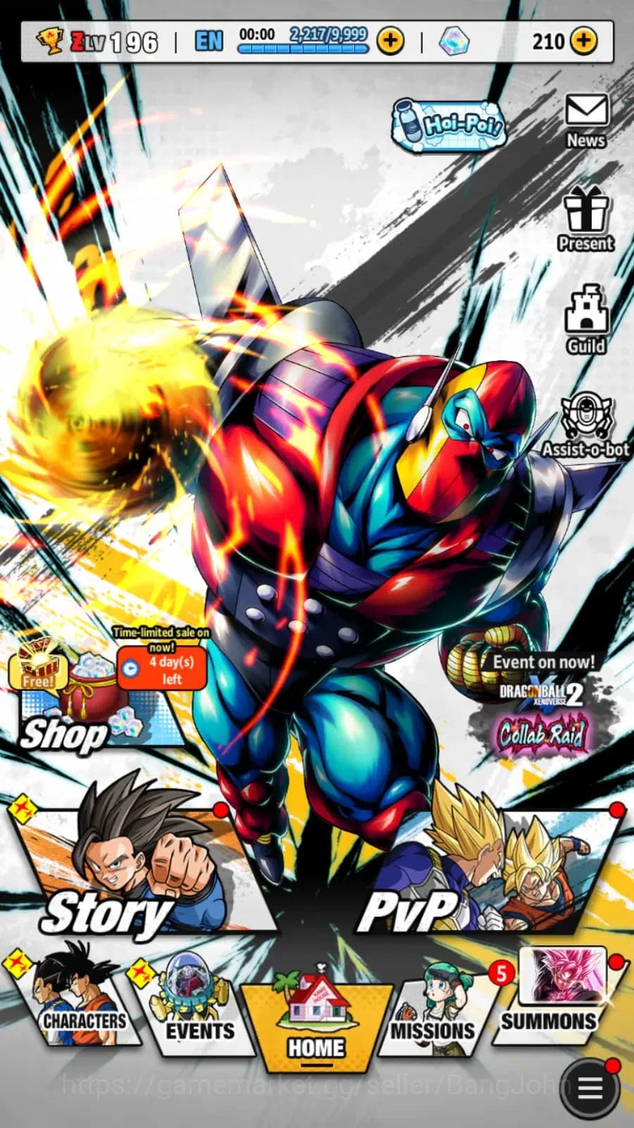 Dragon Ball Legends Accounts Android | Super Saiyan Goku (7 Stars, Lv 2,088), w image 5
