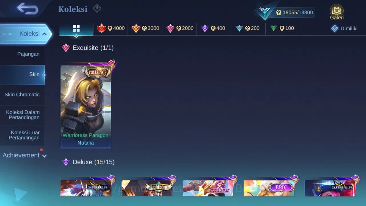 Mobile Legends: Bang Bang Accounts GLOBAL Hero 57 Skin 81 Lightborn Harith | CC Nata image 1