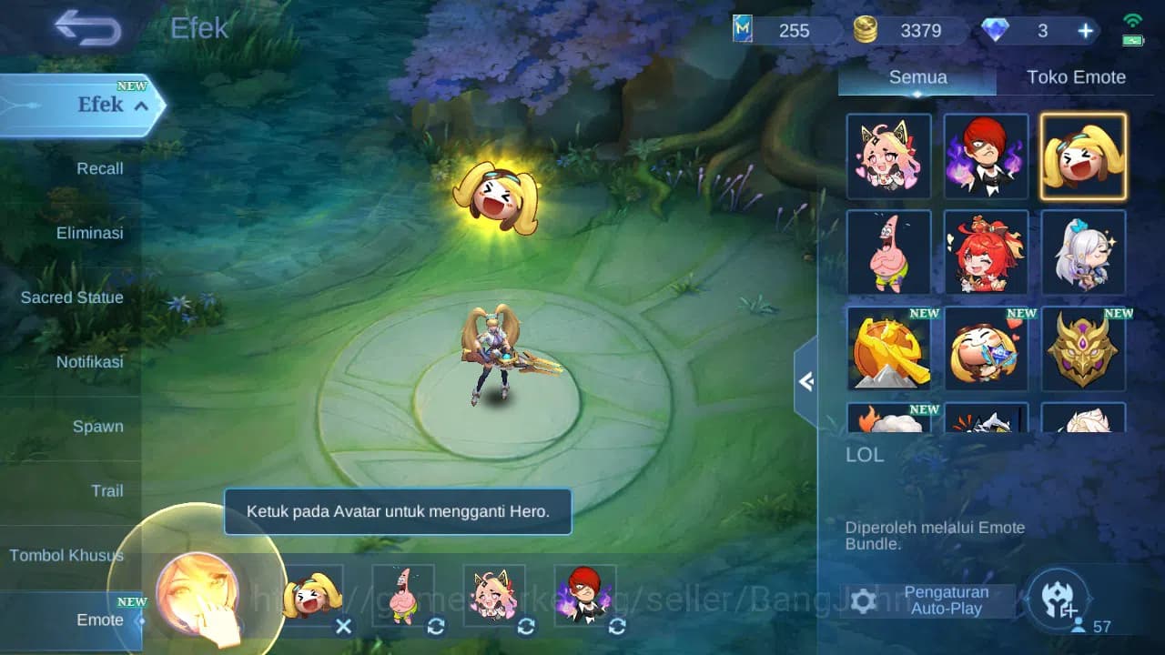 Mobile Legends: Bang Bang Accounts GLOBAL Hero 57 Skin 81 Lightborn Harith | CC Nata image 10