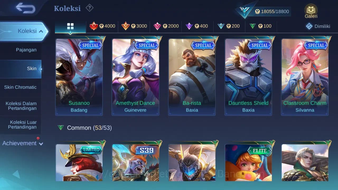 Mobile Legends: Bang Bang Accounts GLOBAL Hero 57 Skin 81 Lightborn Harith | CC Nata image 6