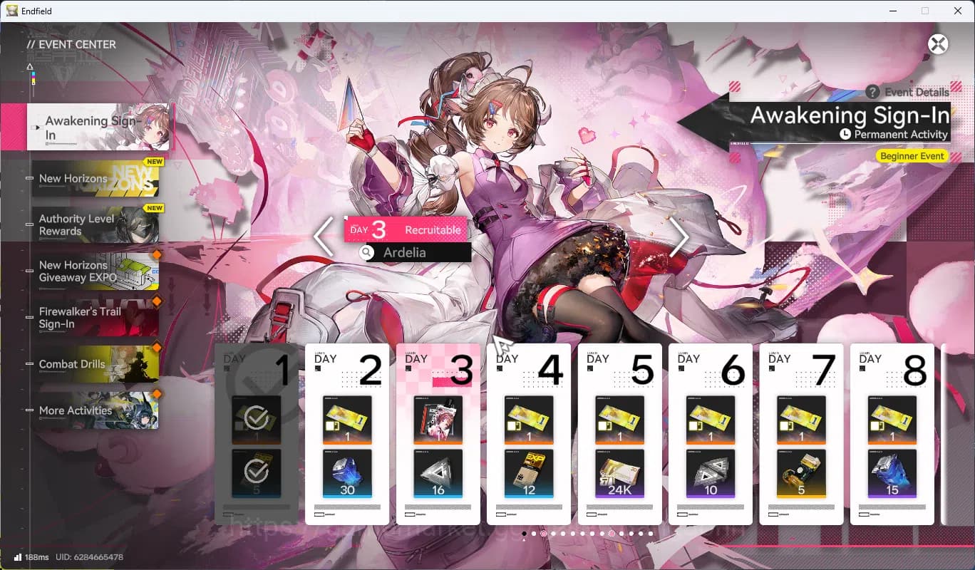 Arknights: Endfield Accounts Starter Fresh | NA/EU | New Horizons On | Day 2 Si image 6