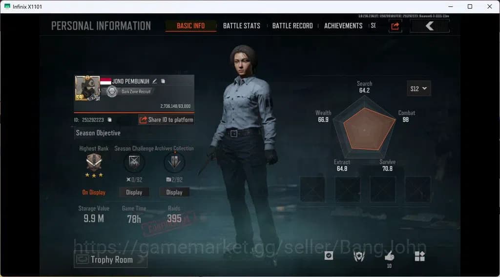 Arena Breakout Accounts MOBILE Lvl 30 |SV 9,9M |CV 0,4M|MORE SKIN,B MACHET image 1