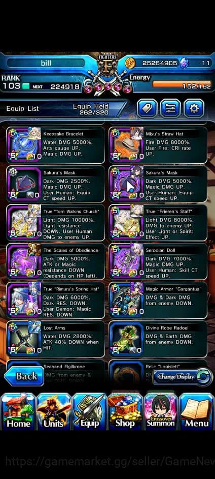 Grand Summoners Accounts Global|Rank 103|23 Ascend+11 TW|[S Miyu,Touma,LM I image 10