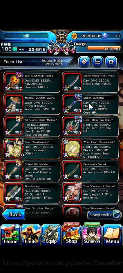 Grand Summoners Accounts Global|Rank 103|23 Ascend+11 TW|[S Miyu,Touma,LM I image 14