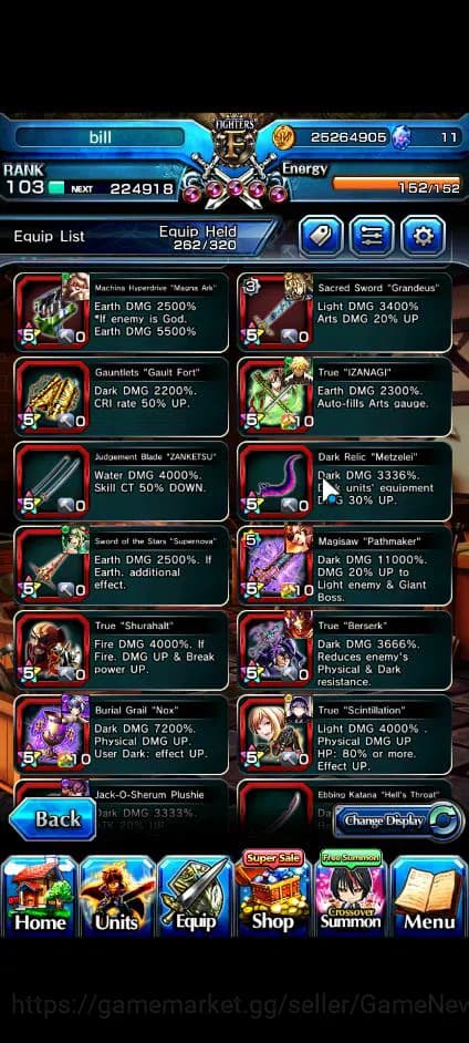 Grand Summoners Accounts Global|Rank 103|23 Ascend+11 TW|[S Miyu,Touma,LM I image 15