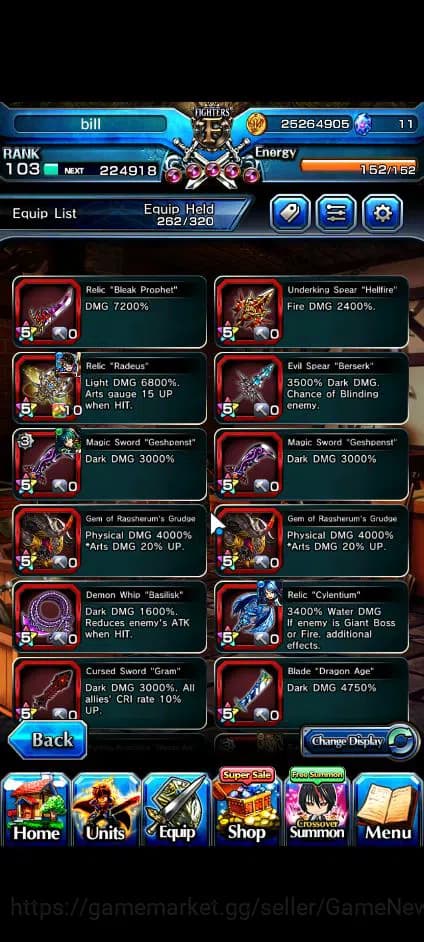 Grand Summoners Accounts Global|Rank 103|23 Ascend+11 TW|[S Miyu,Touma,LM I image 16