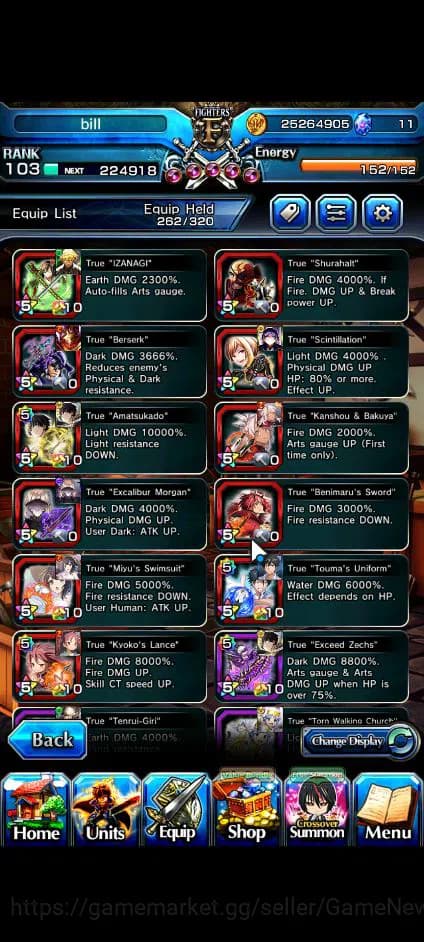 Grand Summoners Accounts Global|Rank 103|23 Ascend+11 TW|[S Miyu,Touma,LM I image 18