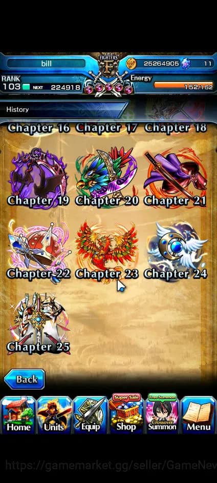 Grand Summoners Accounts Global|Rank 103|23 Ascend+11 TW|[S Miyu,Touma,LM I image 2