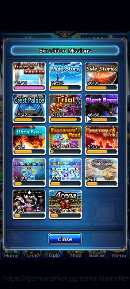Grand Summoners Accounts Global|Rank 103|23 Ascend+11 TW|[S Miyu,Touma,LM I image 4