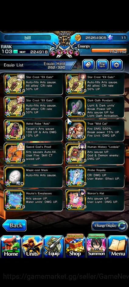 Grand Summoners Accounts Global|Rank 103|23 Ascend+11 TW|[S Miyu,Touma,LM I image 5