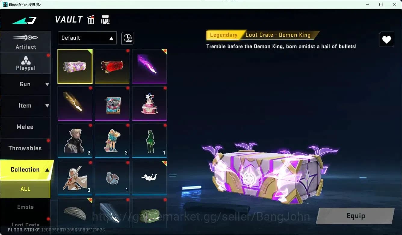 Blood Strike Accounts ASIA | 1 Eternal Gun | EVO FAL Evolved Draco | 1 A image 12
