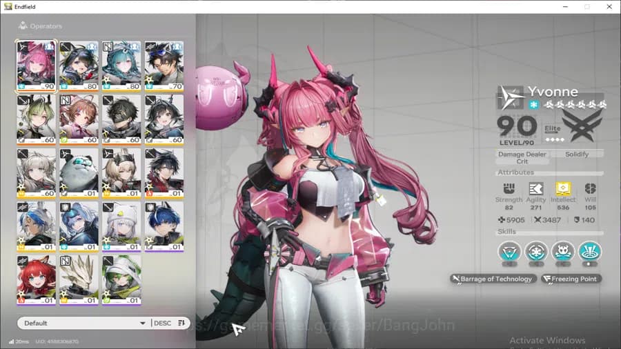 Arknights: Endfield Accounts ASIA | Lvl 54 | Yvone sign, Tangtang sign, Lifeng, image 2
