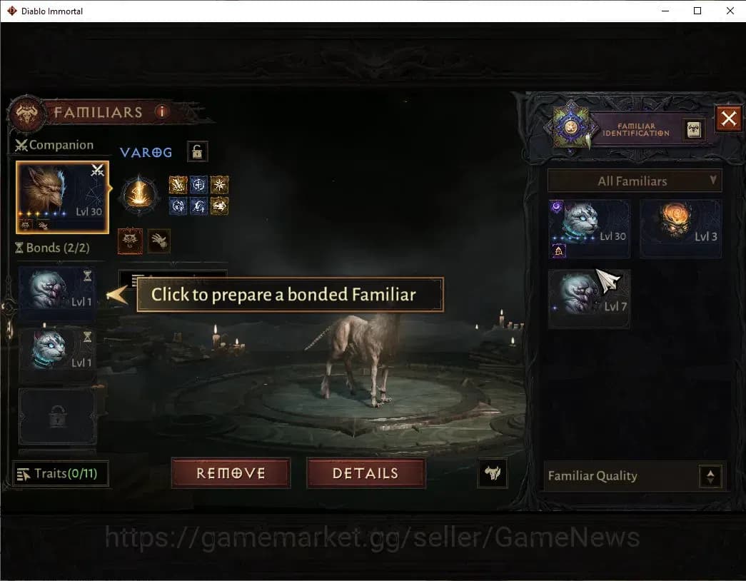 Diablo Immortal Accounts SEA - izual|CS ON|Lv60(921)|Demon Hunter|CR 44k|Re image 11