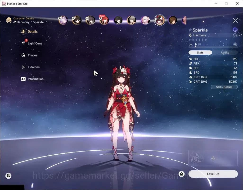 Honkai Star Rail Accounts Asia|TL 4|1 GCS|4 Limited|Castorice, Ruan Mei, Spa image 16