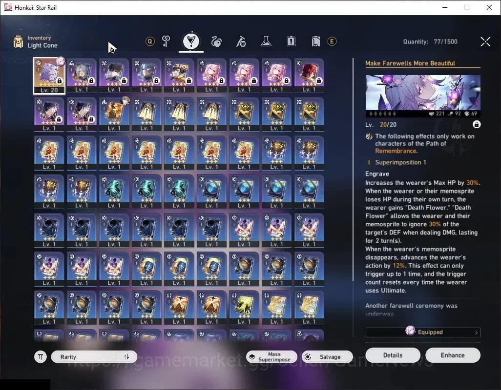 Honkai Star Rail Accounts Asia|TL 4|1 GCS|4 Limited|Castorice, Ruan Mei, Spa image 7