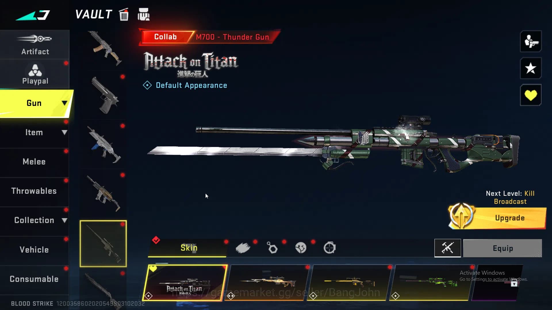 Blood Strike Accounts ASIA |MYTHIC 4 Eternal | Eternal M4 (Inspection) image 2