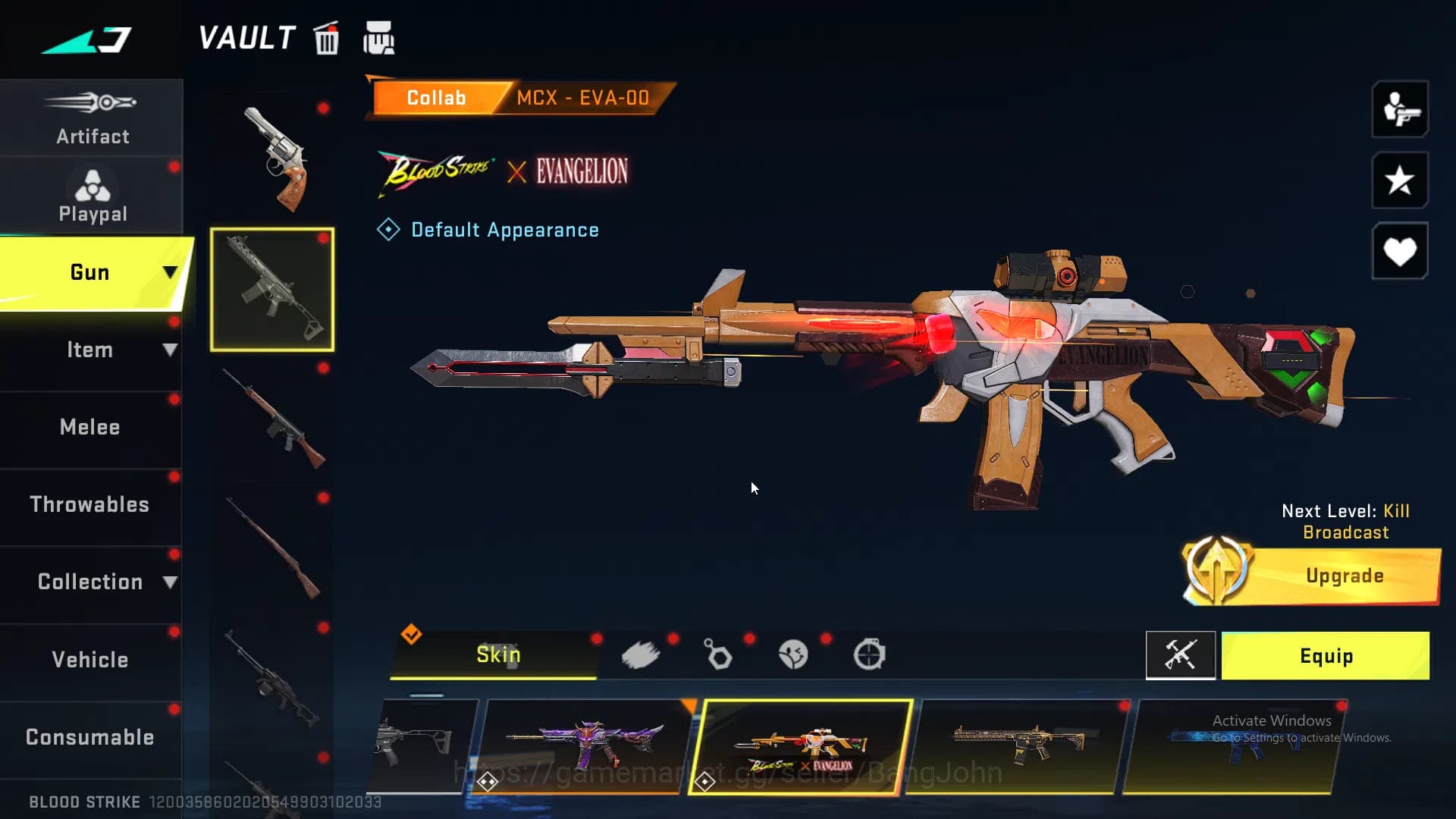 Blood Strike Accounts ASIA |MYTHIC 4 Eternal | Eternal M4 (Inspection) image 3