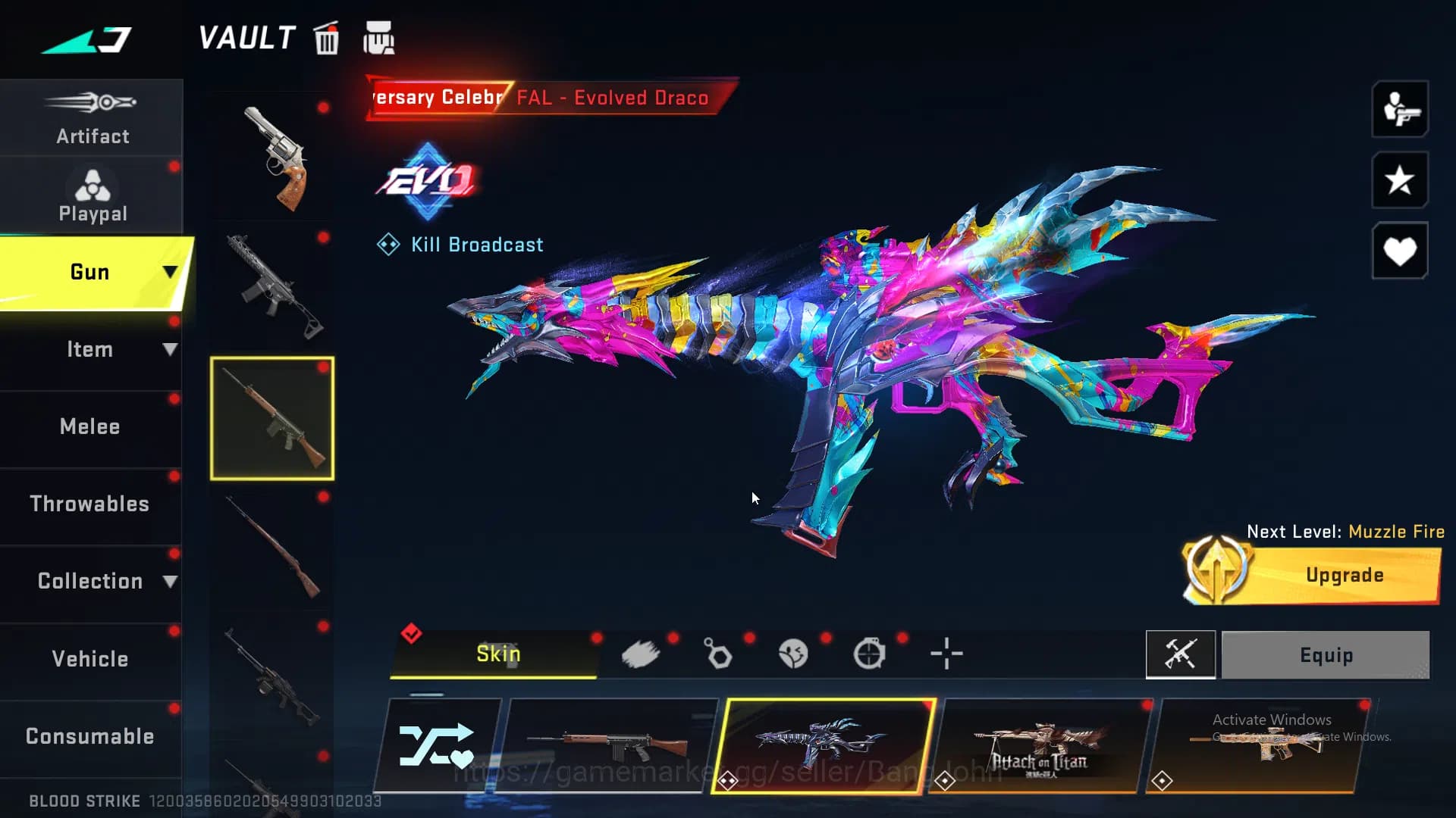 Blood Strike Accounts ASIA |MYTHIC 4 Eternal | Eternal M4 (Inspection) image 4