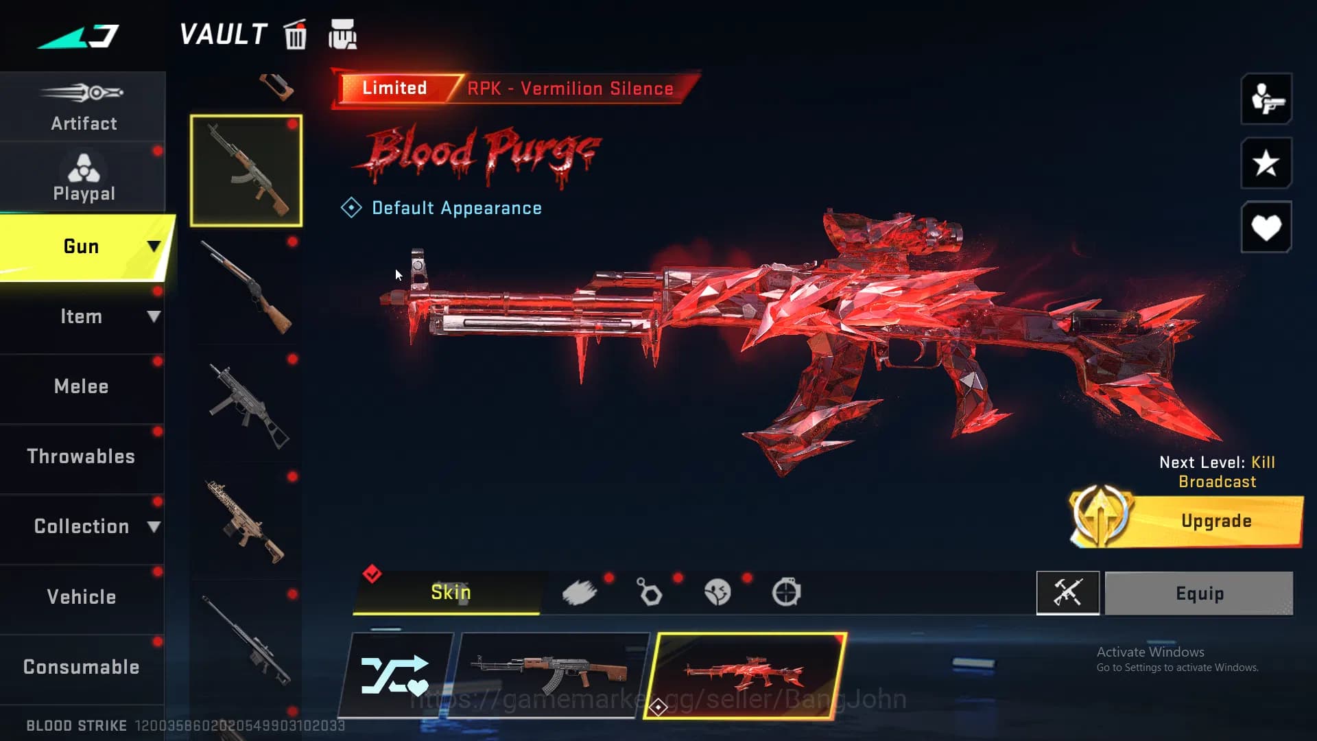 Blood Strike Accounts ASIA |MYTHIC 4 Eternal | Eternal M4 (Inspection) image 6