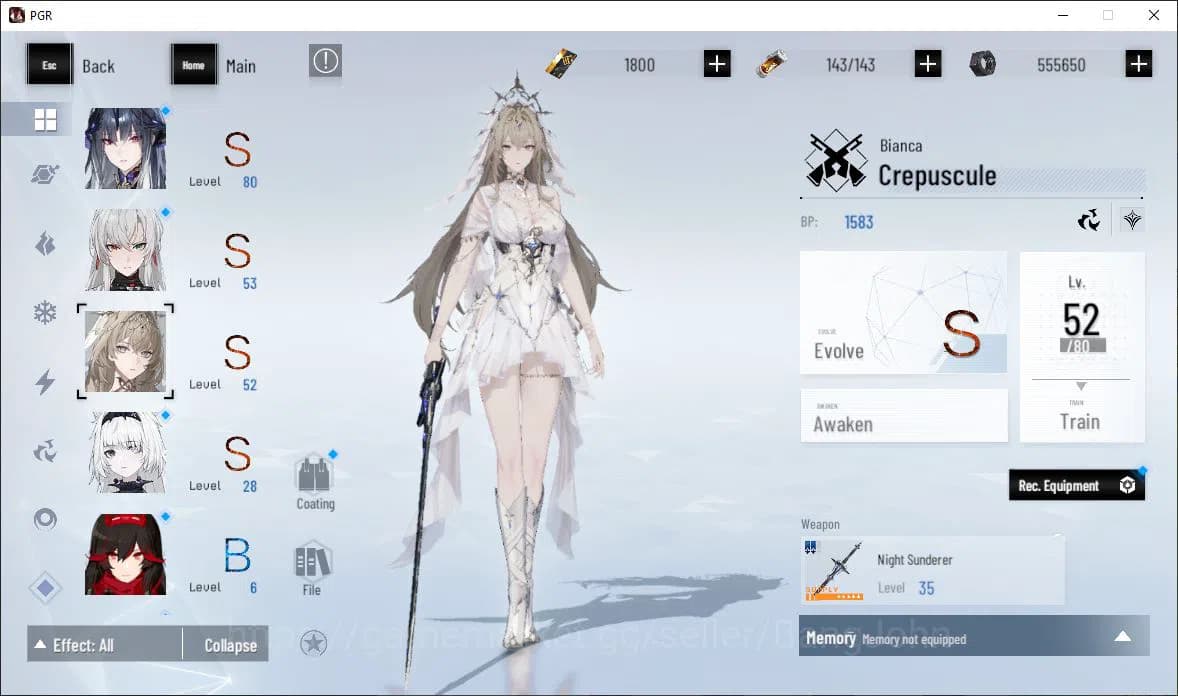 Punishing: Gray Raven Accounts EUROPE|Lv 44 | [S Nirvantia,S Crepuscule,S LuciaCW image 11
