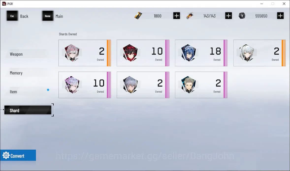 Punishing: Gray Raven Accounts EUROPE|Lv 44 | [S Nirvantia,S Crepuscule,S LuciaCW image 6