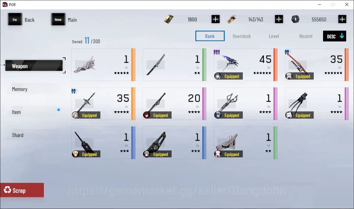 Punishing: Gray Raven Accounts EUROPE|Lv 44 | [S Nirvantia,S Crepuscule,S LuciaCW image 9