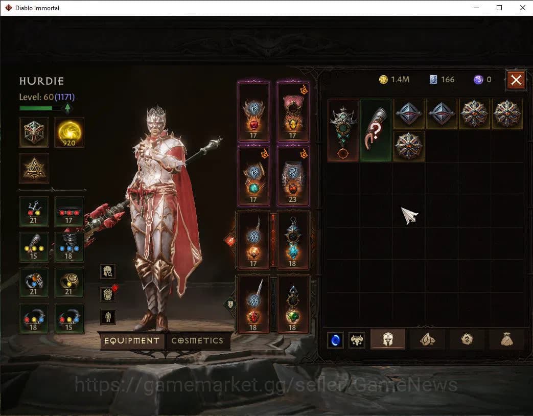 Diablo Immortal Accounts SEA-Vasily|Lv60 (1171)|Blood Knight|49k Cr|Reso 92 image 4