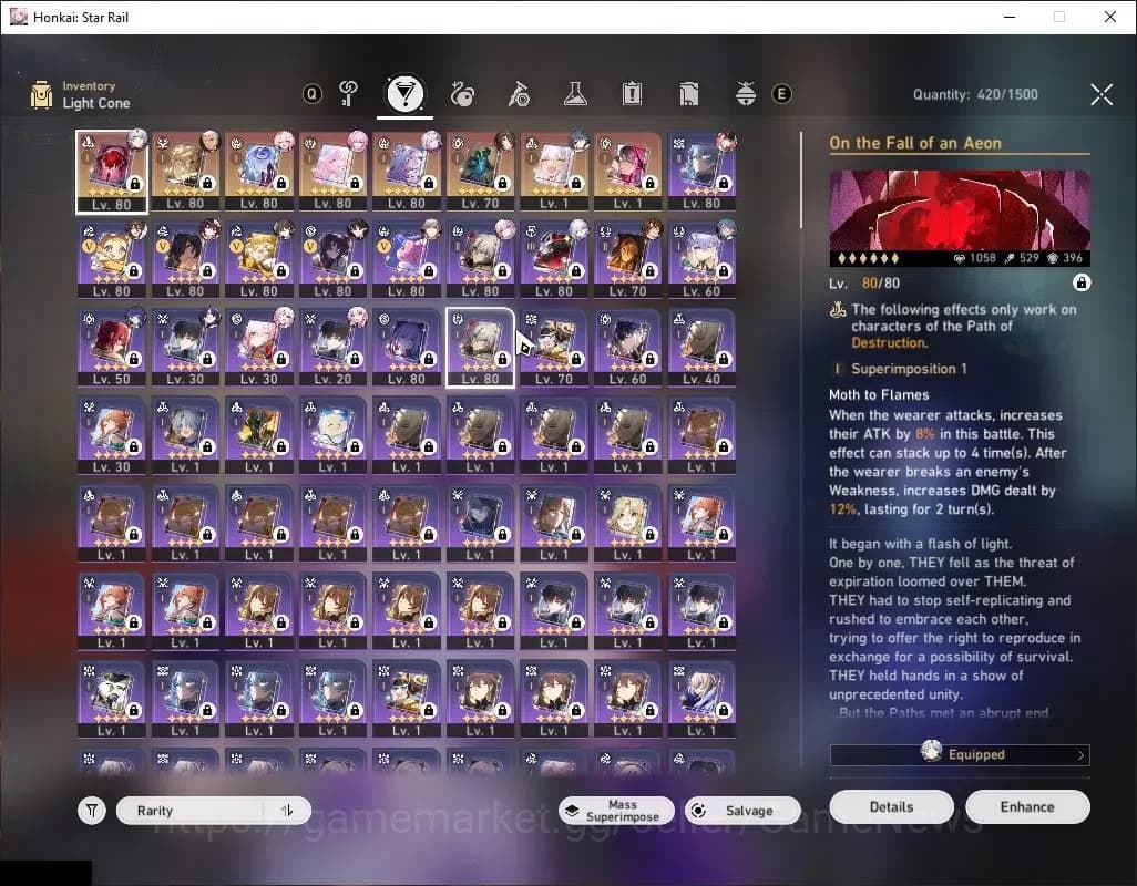 Honkai Star Rail Accounts Asia|TL 70|Casto Prem Team|16 Limited|[Castorice E image 7
