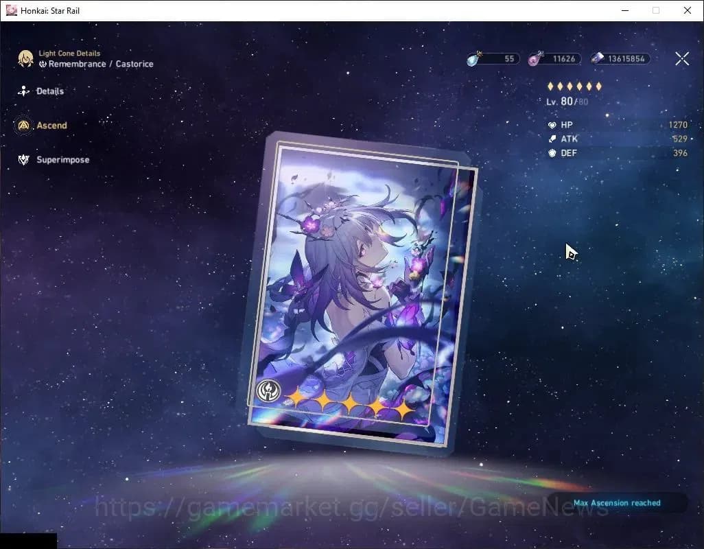 Honkai Star Rail Accounts Asia|TL 70|Casto Prem Team|16 Limited|[Castorice E image 9