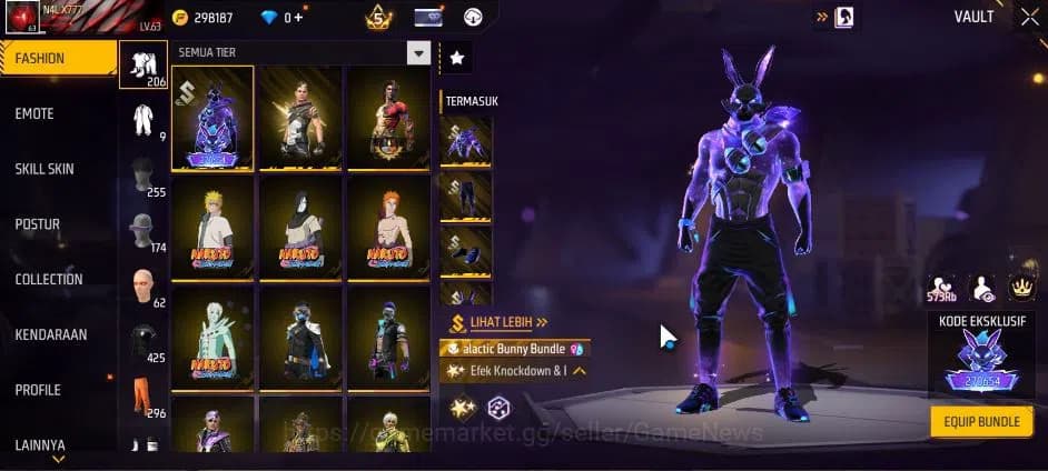 Free Fire Accounts Indonesia|M1887 Sterling Conqueror Lv7|XM8 Destiny image 11
