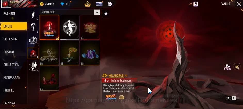 Free Fire Accounts Indonesia|M1887 Sterling Conqueror Lv7|XM8 Destiny image 14