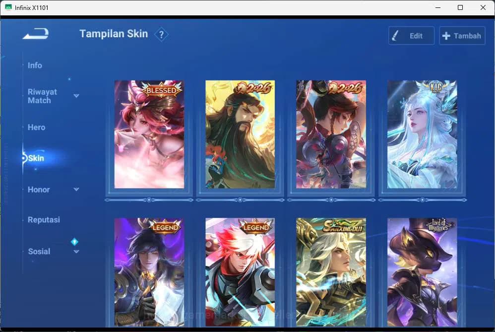 Honor of Kings Accounts GLOBAL | hero 81, skin 75,blessed mai shiranui, 22 image 15
