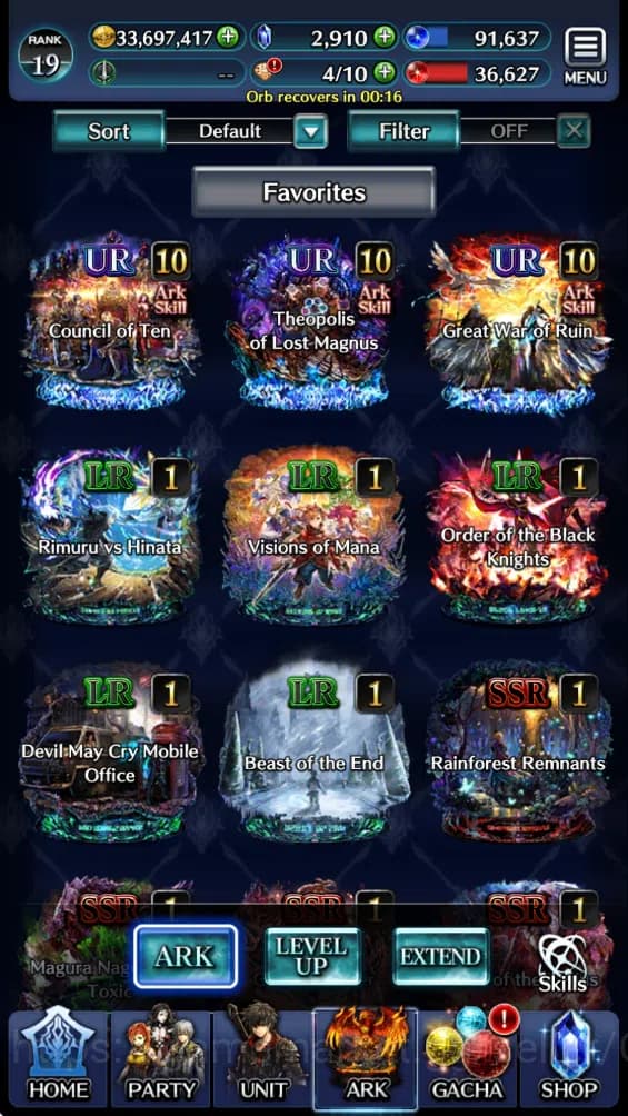 Last Cloudia Accounts GLOBAL Rank19| Starter Collab (Lelouch,Hinata,DLRi image 2