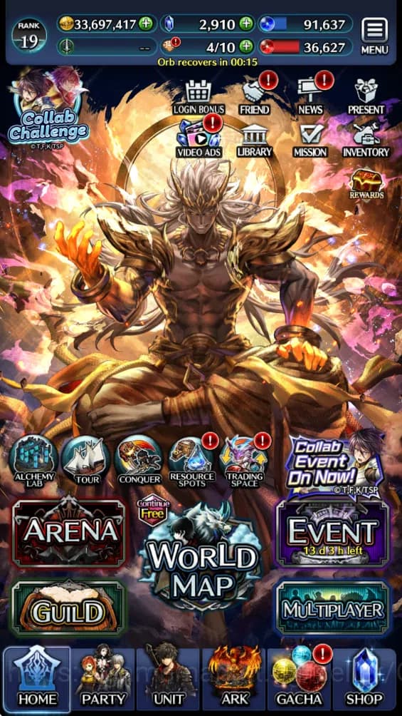 Last Cloudia Accounts GLOBAL Rank19| Starter Collab (Lelouch,Hinata,DLRi image 4