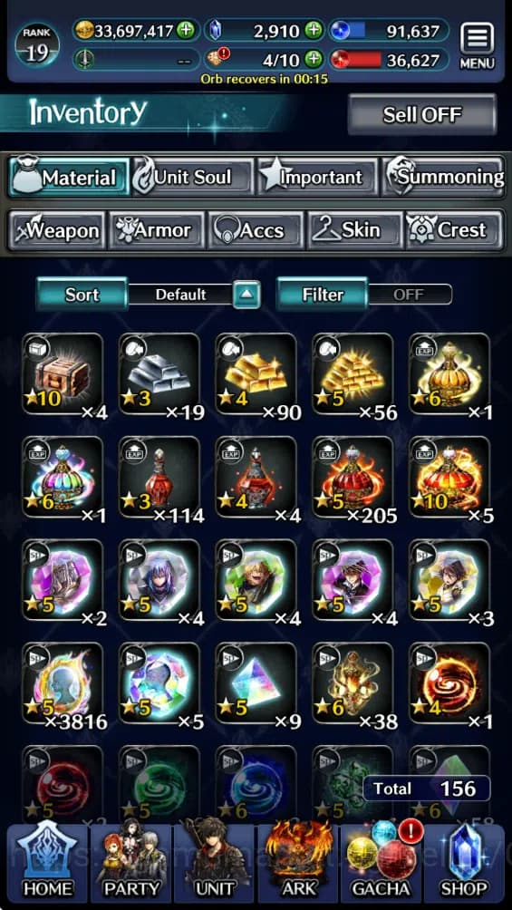 Last Cloudia Accounts GLOBAL Rank19| Starter Collab (Lelouch,Hinata,DLRi image 5