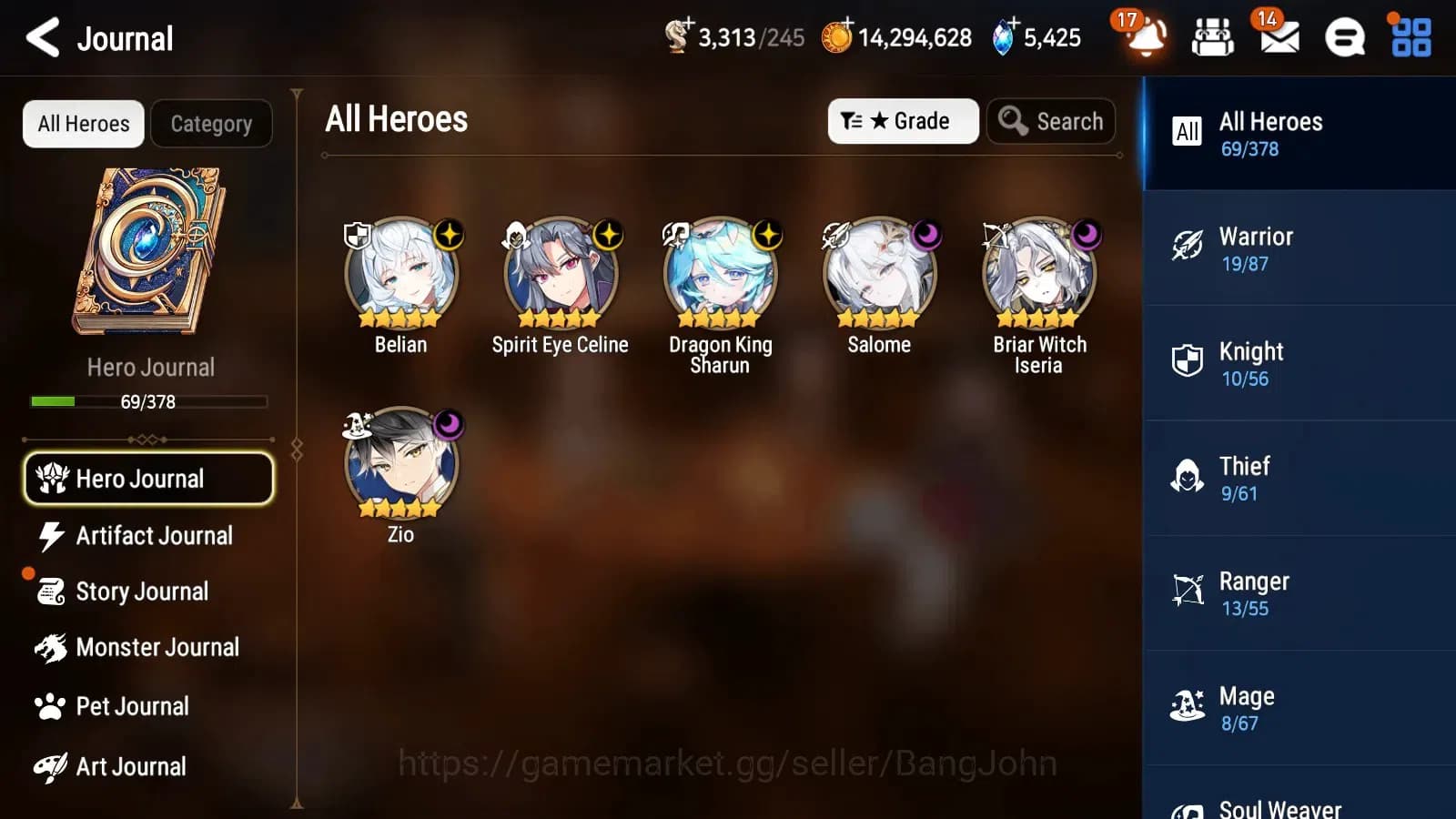 Epic Seven Accounts Global Unverif|6 ML (Salome,Belian,SE Celine,DK Sh image 15