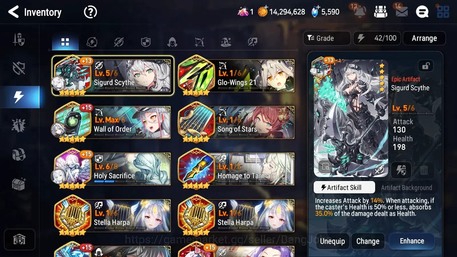 Epic Seven Accounts Global Unverif|6 ML (Salome,Belian,SE Celine,DK Sh image 4