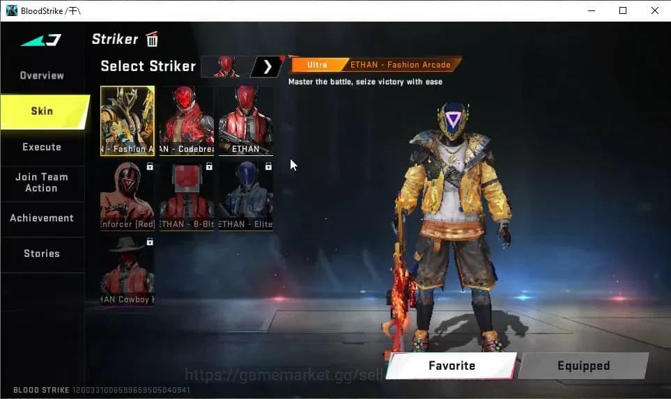 Blood Strike Accounts ASIA|ETERNAL ZERO-Odashadow|10 ULTRA[BLAST,EMMA,ET image 6