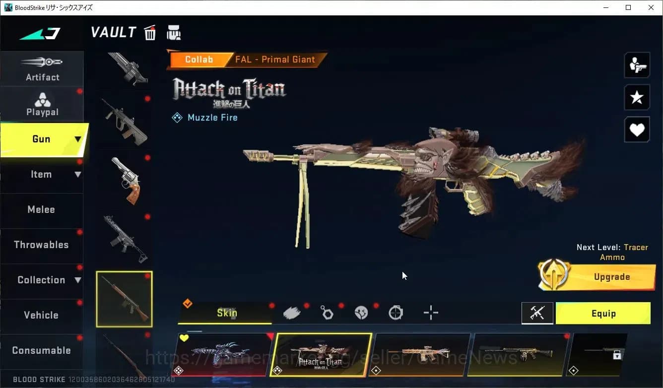Blood Strike Accounts ASIA|ETERNAL Zero-OdaShadw+Collab AOT[MIKASA,M700, image 20