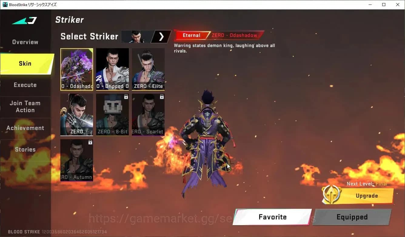 Blood Strike Accounts ASIA|ETERNAL Zero-OdaShadw+Collab AOT[MIKASA,M700, image 3