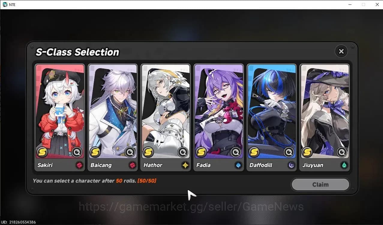 Neverness to Everness Accounts Global EU|HL 3| 1 SSR Limited Hotori +1 S-Class Ch image 4