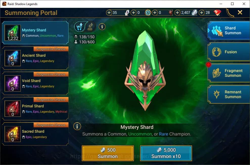 Raid: Shadow Legends Accounts Lv33 611K Power|2 Mythic(Galathir,Androc)|28 Legen image 12