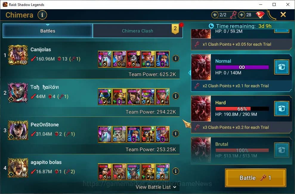 Raid: Shadow Legends Accounts Lv33 611K Power|2 Mythic(Galathir,Androc)|28 Legen image 3