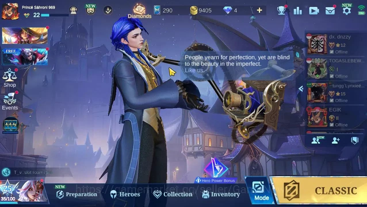 Mobile Legends: Bang Bang Accounts Hero 67|Skin 79|High Glory 56|Dragon T[Lancelot,Li image 1