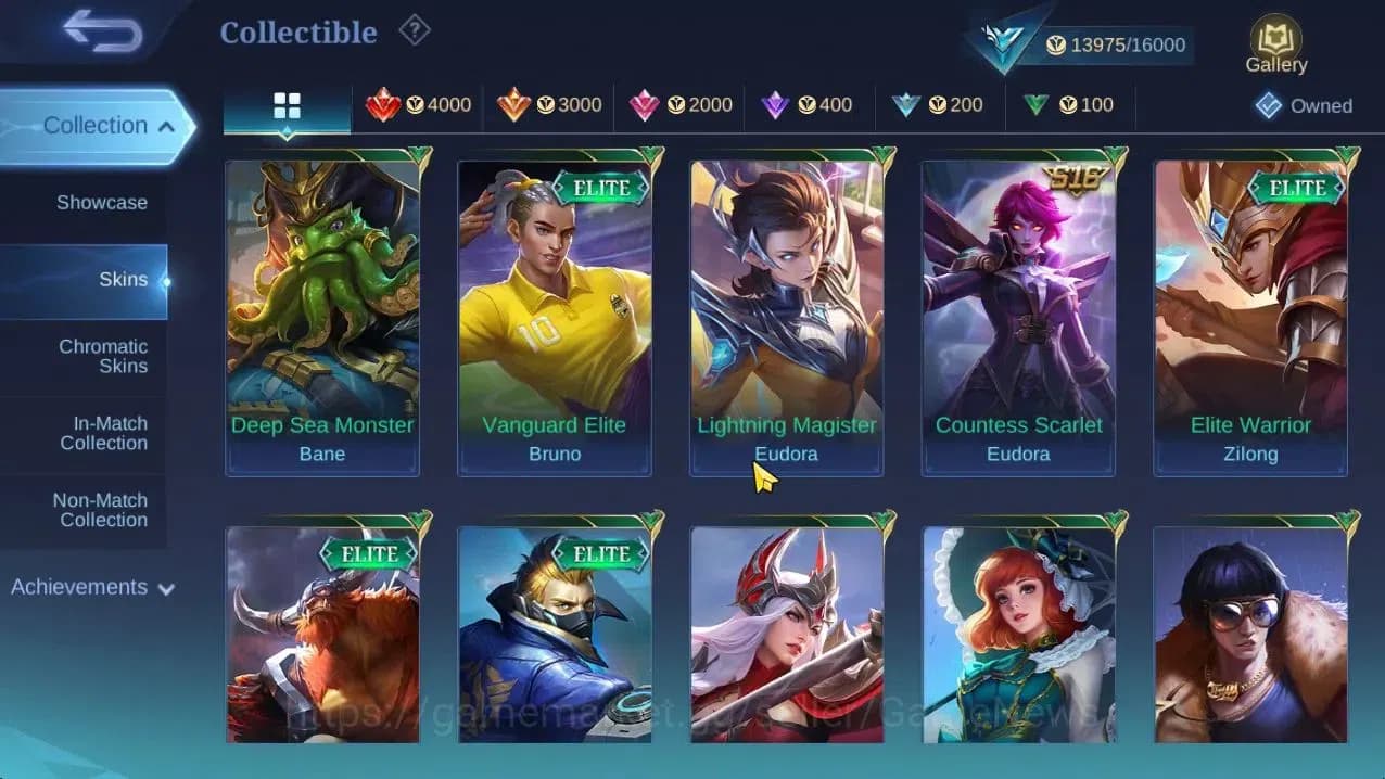 Mobile Legends: Bang Bang Accounts Hero 67|Skin 79|High Glory 56|Dragon T[Lancelot,Li image 8
