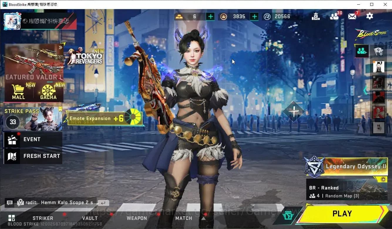 Blood Strike Accounts Asia|ETERNAL DeAgle+Collab TR Jack-Takamichi,7DS A image 1