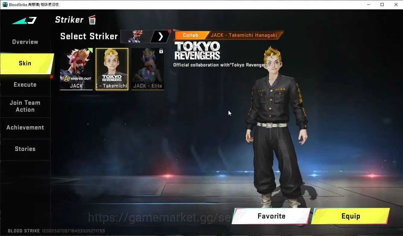 Blood Strike Accounts Asia|ETERNAL DeAgle+Collab TR Jack-Takamichi,7DS A image 3