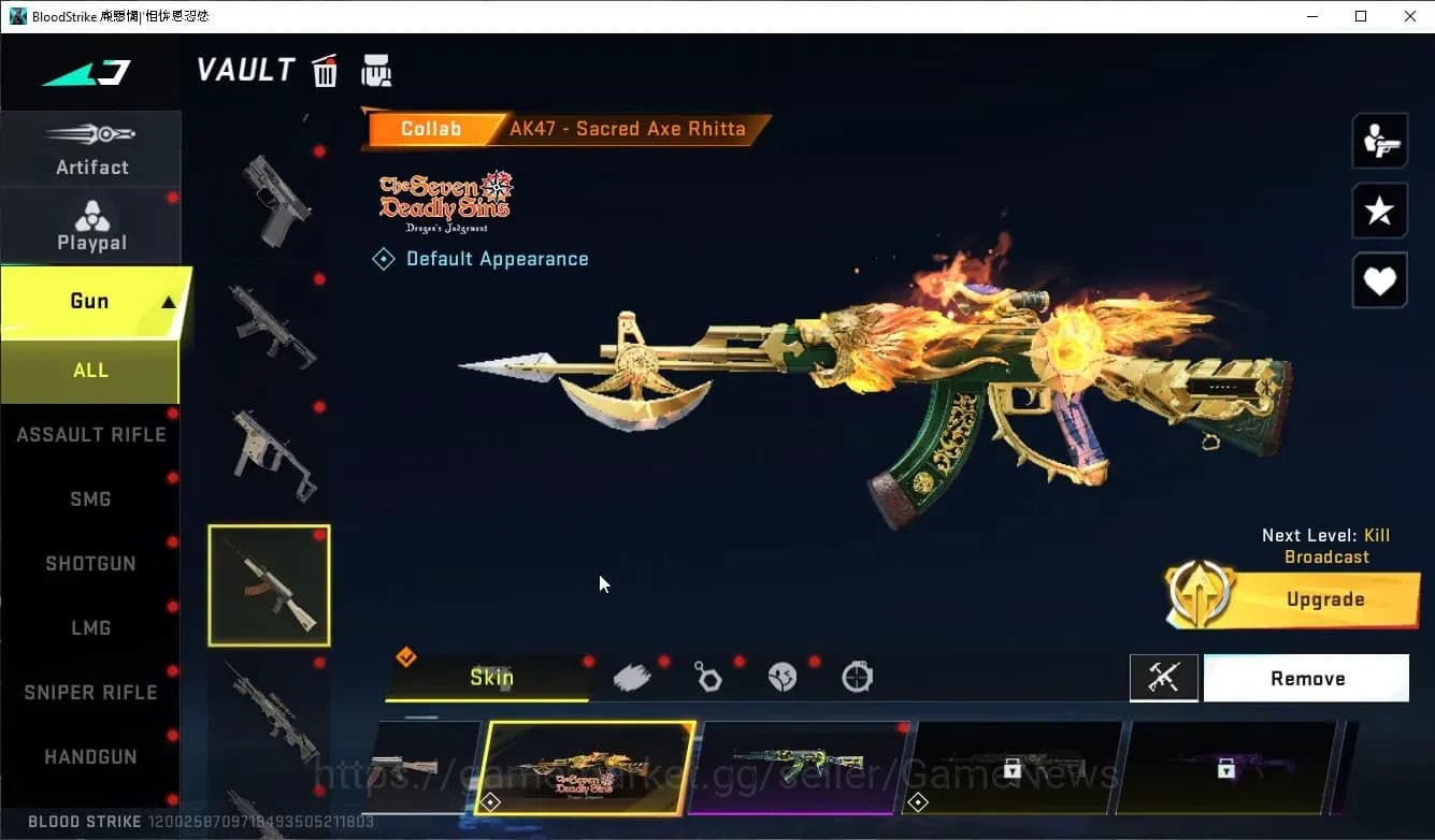 Blood Strike Accounts Asia|ETERNAL DeAgle+Collab TR Jack-Takamichi,7DS A image 8