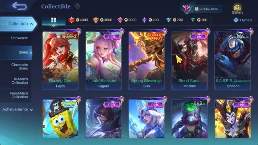 Mobile Legends: Bang Bang Accounts Hero 132|Skin 348|High Immo 111|PRIME[Granger,beat image 11